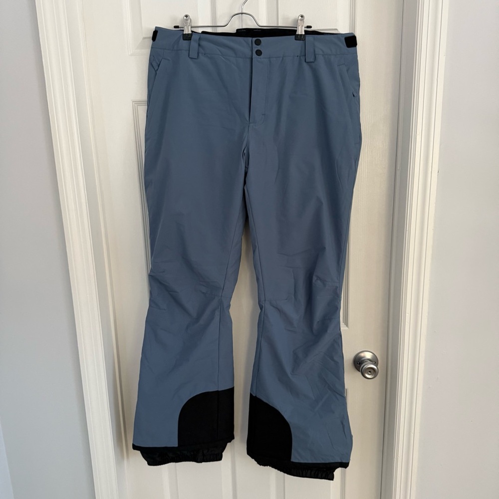 NWOT Roxy Blue Snow Pants Adjustable Waist Lightweight Size L